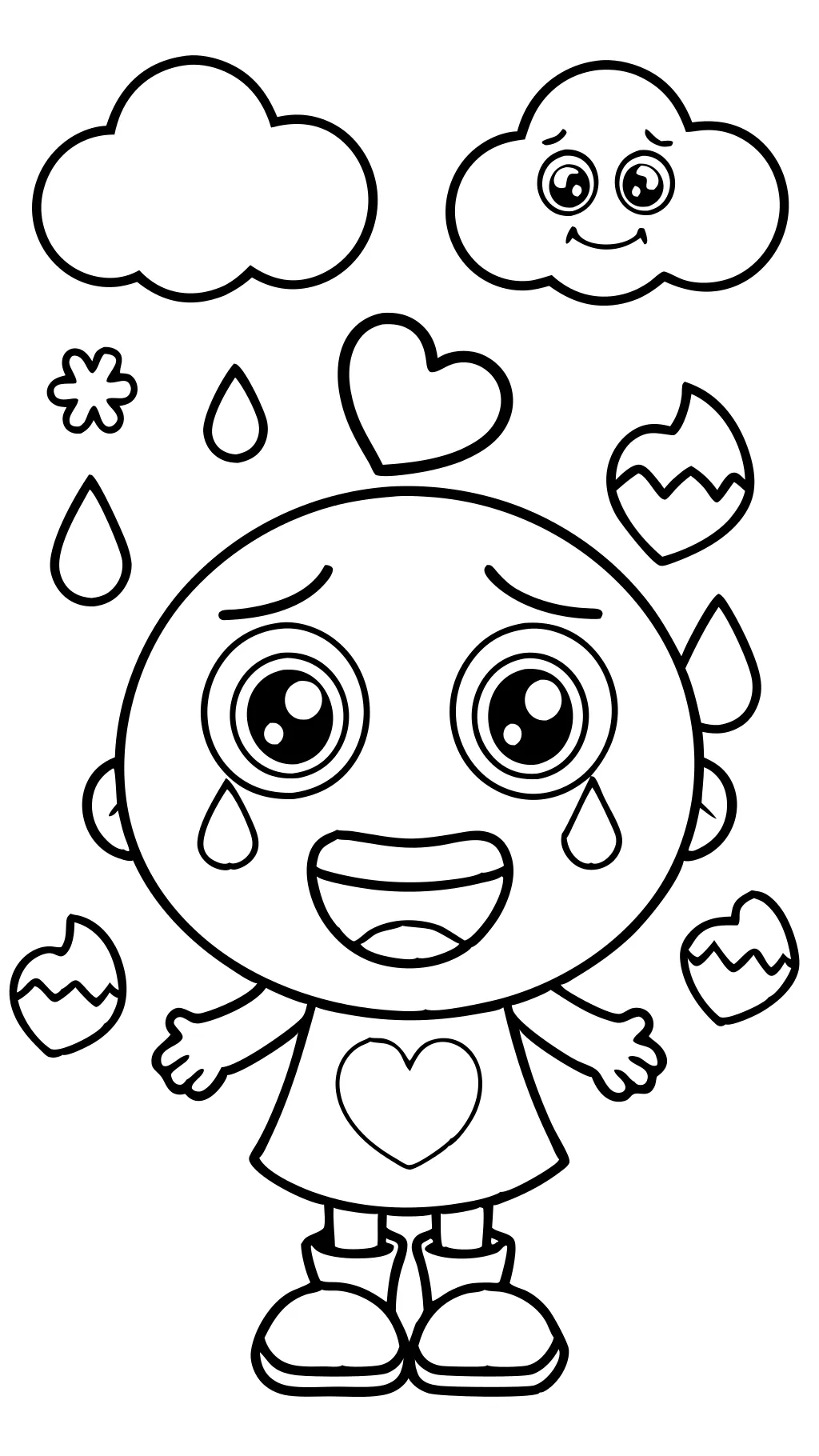 coloring pages about feelings